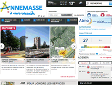 Tablet Screenshot of annemasse.fr